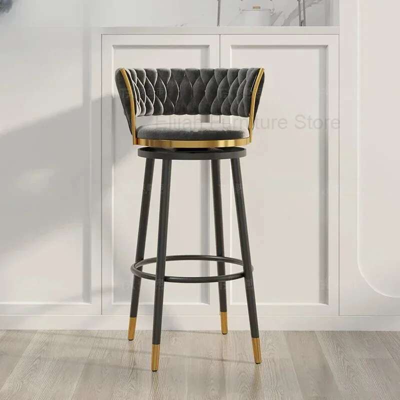 Outdoor Furniture Luxury - 현대적인 바 의자, 북유럽 거실 스툴,