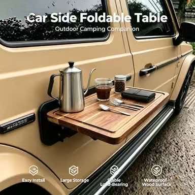 Outdoor Furniture Wood - 빠른 설치 자동차 측면 장착형 접이식