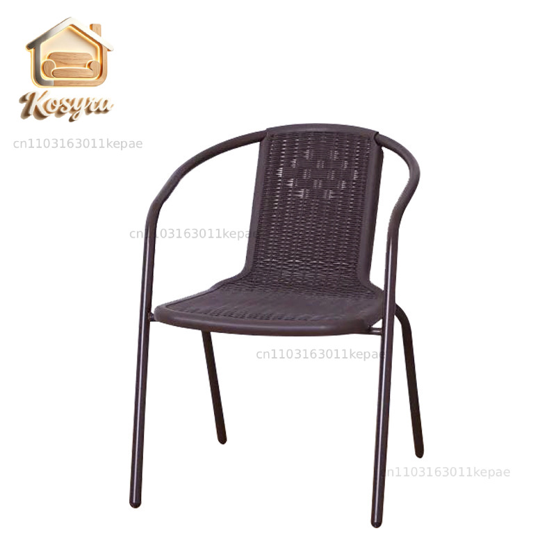 Outdoor Furniture Metal Chairs - 방수 야외 플라스틱 의자 인조 라탄