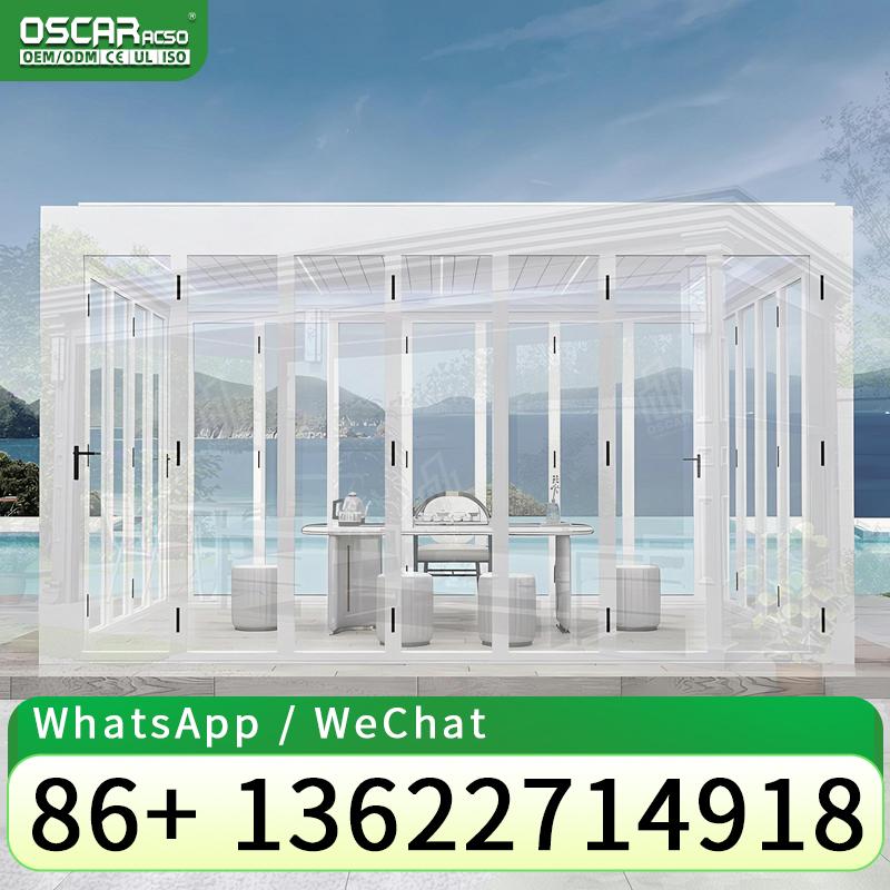 Outdoor Furniture Luxury - 고정식 지붕 퍼골라 럭셔리 바이오클리마틱 알루미늄