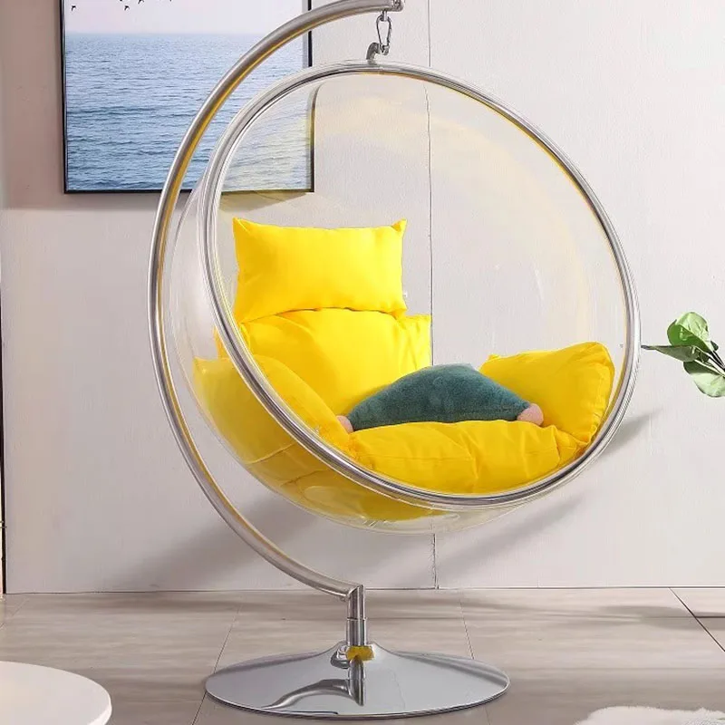 프리미엄 실내 정원 의자 스윙 투명 미니멀리즘 메탈 행 - Outdoor Furniture Metal Chairs 리뷰 및 가격