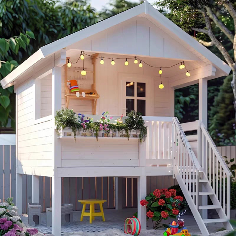 유치원 놀이집 야외 조립 슬라이드 트리 하우스 어린이  - Outdoor Furniture Wood 리뷰 및 가격
