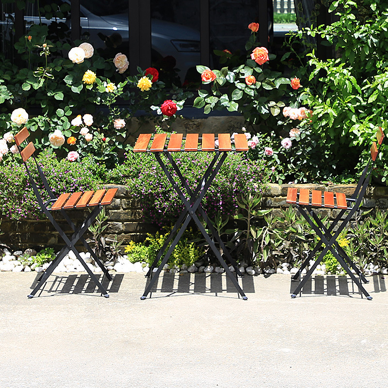 접이식 단단한 나무 커피 테이블 야외 파티오 라운지 의 - Outdoor Furniture Metal Chairs 리뷰 및 가격