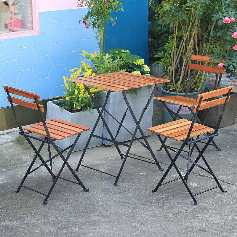 접이식 단단한 나무 커피 테이블 야외 파티오 라운지 의 - Outdoor Furniture Metal Chairs 리뷰 및 가격