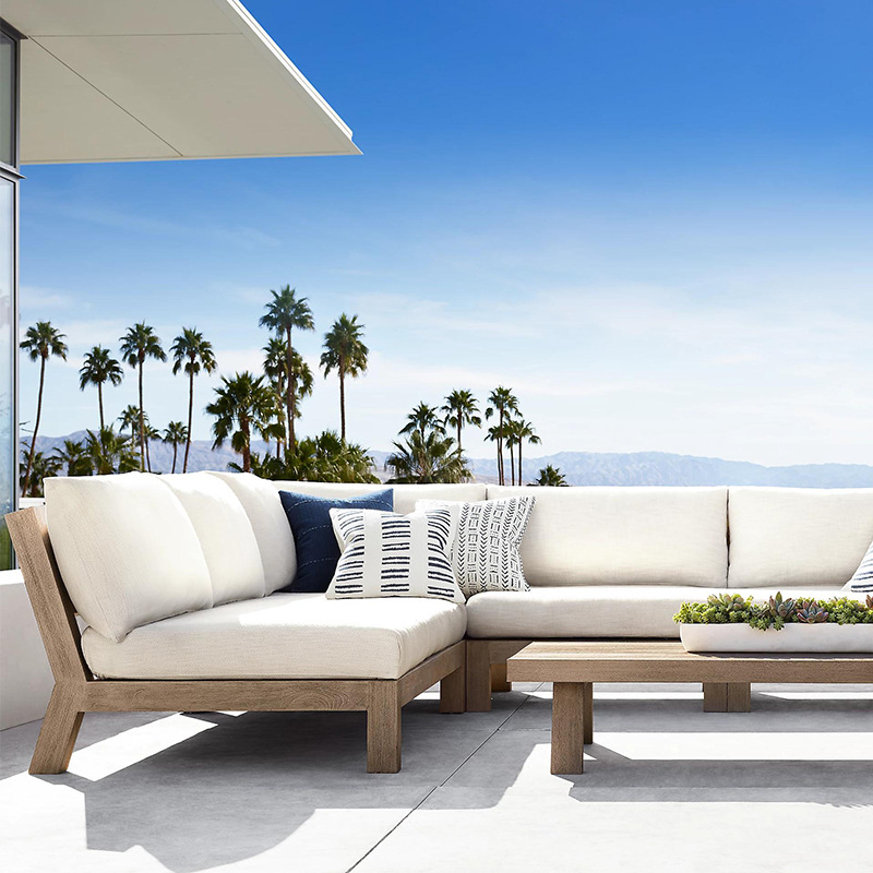 고급 방수 현대식 정원 가구 세트 티크 목재 파티오 섹 - Outdoor Furniture Luxury 리뷰 및 가격