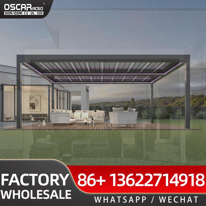 고정식 지붕 퍼골라 럭셔리 바이오클리마틱 알루미늄 야외 - Outdoor Furniture Luxury 리뷰 및 가격