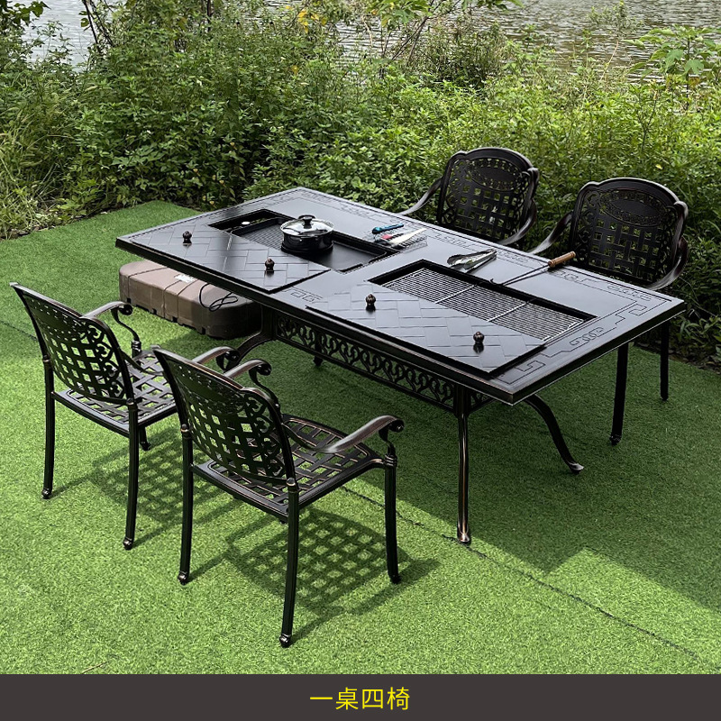 테라스 정원 발코니 야외 마당 레저 빌라 테이블과 의자 - Outdoor Furniture Wood 리뷰 및 가격